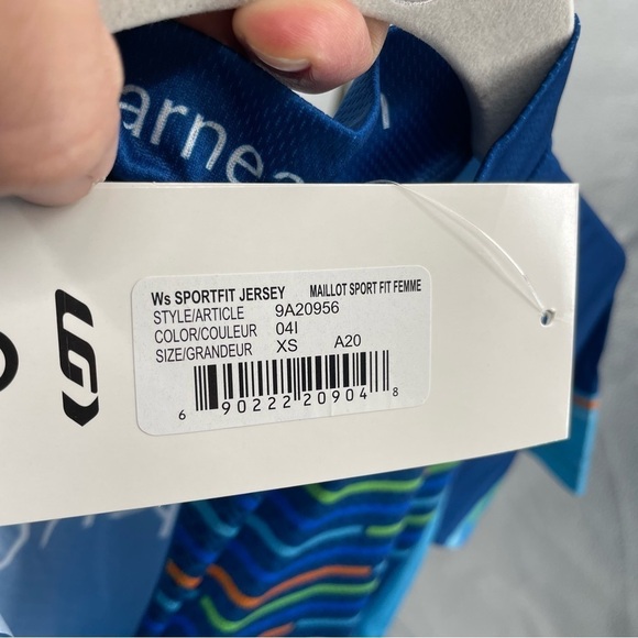 Louis Garneau Women's XS Backroads Blue Cycling Sport Jersey Graphic NWT - Picture 5 of 7